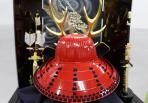虎志郎作 ２５号 「真田幸村」着用兜収納箱飾り-3