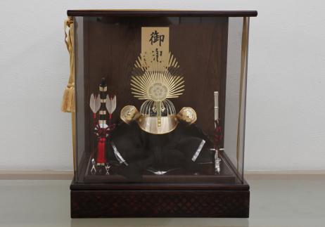 12号大鍬型兜アクリルケース飾り