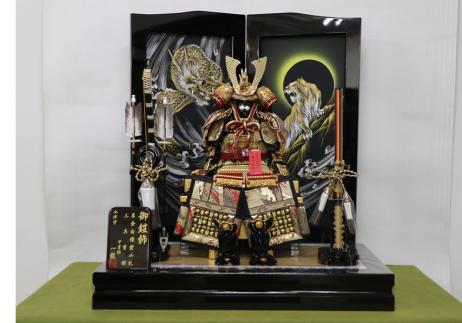 一龍作 7号大鎧平台飾り-1