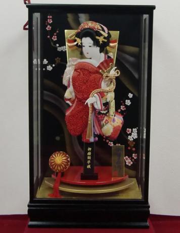 １７号ケース入り羽子板 「きらめき道成寺」