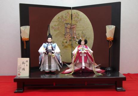 美園作三五親王立びな平台飾り-1