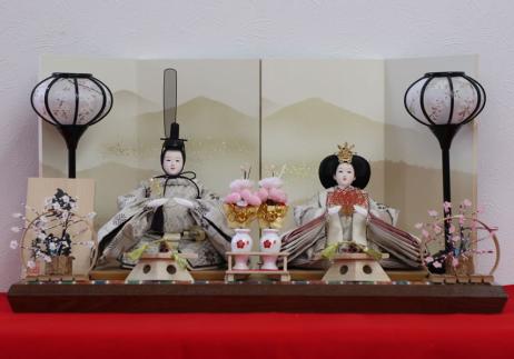 人形工房道翠謹製 大芥子 親王平台飾り-1