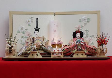 小出松寿作 京十番袋帯衣装着親王平台飾り-1