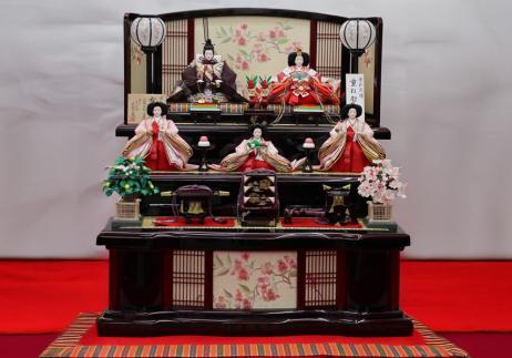 平安一甫作京九番親王官女揃三段飾り-1