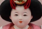 小出松寿作 三寸おぼこ親王二寸官女揃い五人飾り-3