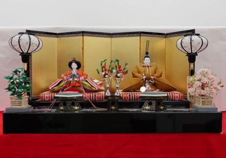 大橋弌峰作 八番 黄櫨染 親王平飾り-1