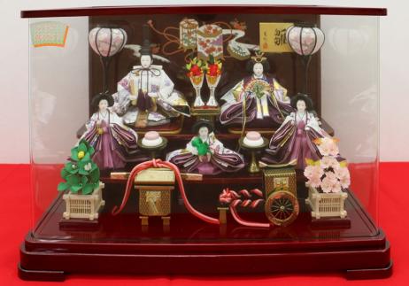 芥子親王五人揃え （パノラマケース入り）