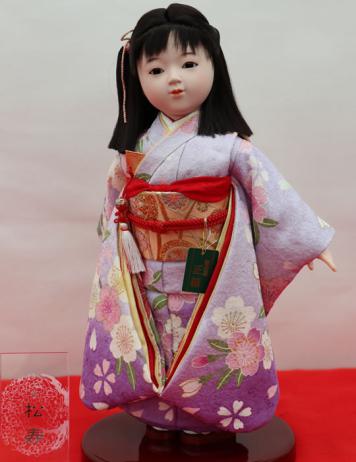 小出松寿作 八号正絹京友禅-1