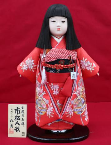 小出松寿作 十二号金彩京友禅-1